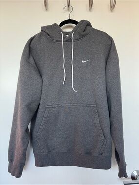 NikeLab Washed Heavyweight Fleece Pullover Hoodie Charcoal Gray Men’s Medium